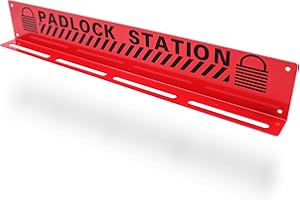 TRADESAFE Lockout Tagout Locks Station - Loto Station Holds up to 20 Safety Padlocks, Loto Locks Rack with No Lock Out Tag Out Padlocks Included