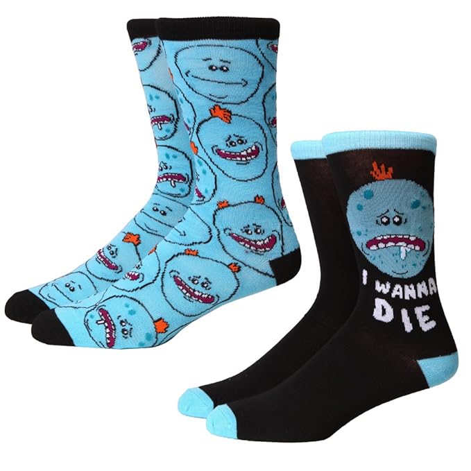 Calcetines Azules Meeseeks 