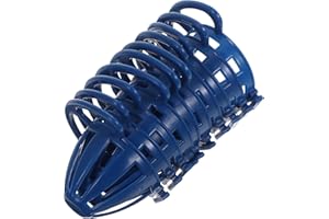 Beaupretty 10pcs Blue Hanging Bird Cage Fruit Vegetable Basket Feeder with Egg Holder for Songbirds and Poultry