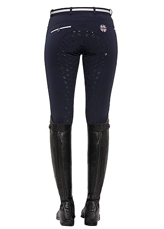 SPOOKS Damen Reithose Vollbesatz, Damenreithose Reithosen Turnierreithose Vollbesatzreithose - Leena Full Grip