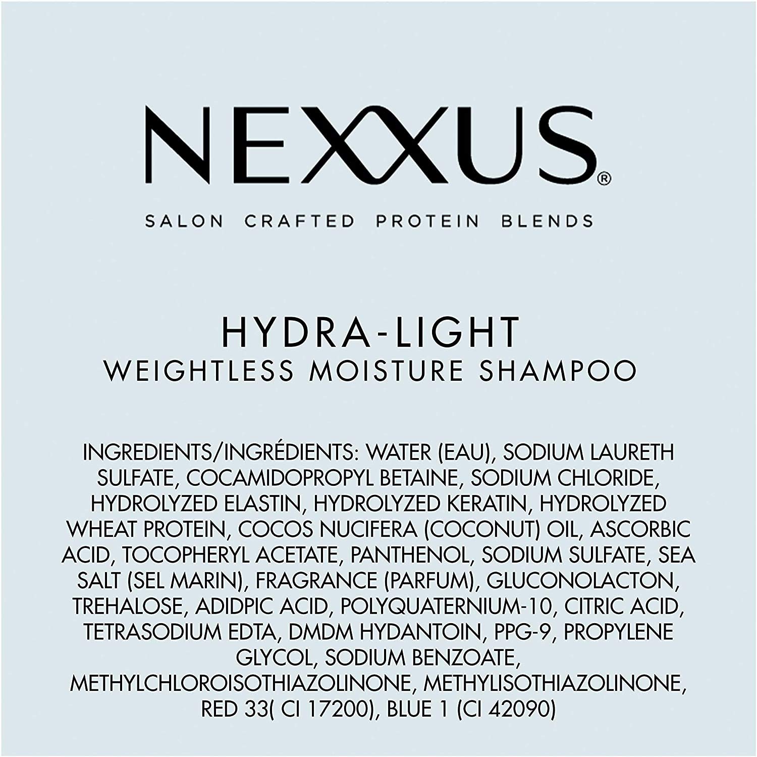Nexxus Hydra-Light Weightless Moisture Shampoo Shampoo for Oily Hair Replenishing Silicone free 13.5 oz : Hair Shampoos : Beauty