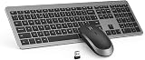 Seenda SK38 Wireless Keyboard and Mouse Set UK Full Size Numeric Keypad Black