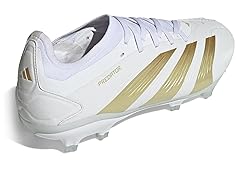 adidas Pro Firm Ground, White/Gold Metallic/Sandy