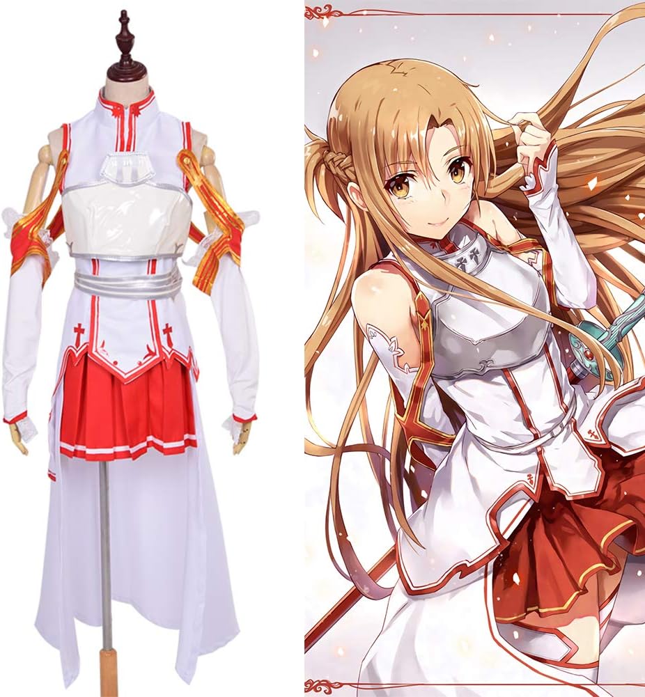 Amazon Superi6ソードアート オンライン アスナ 結城明日奈 ゆうき あすな コスプレ衣装 イベント ハロウィン クリスマス コスチュームだけ コスプレ 仮装 通販