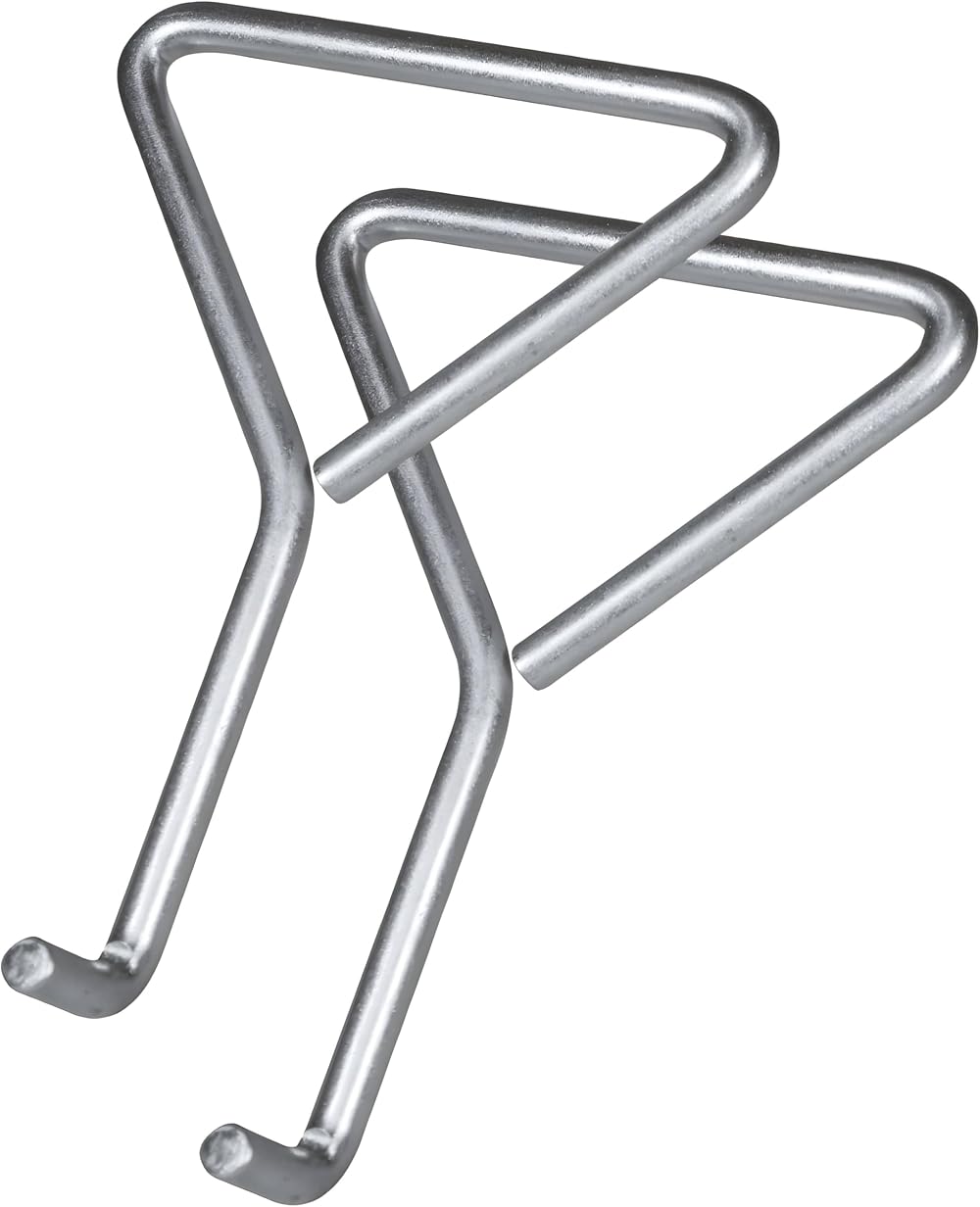 Faithfull Manhole Keys Pair Bent O Shape End 10mm 25mm Depth 200mm Zinc Plated