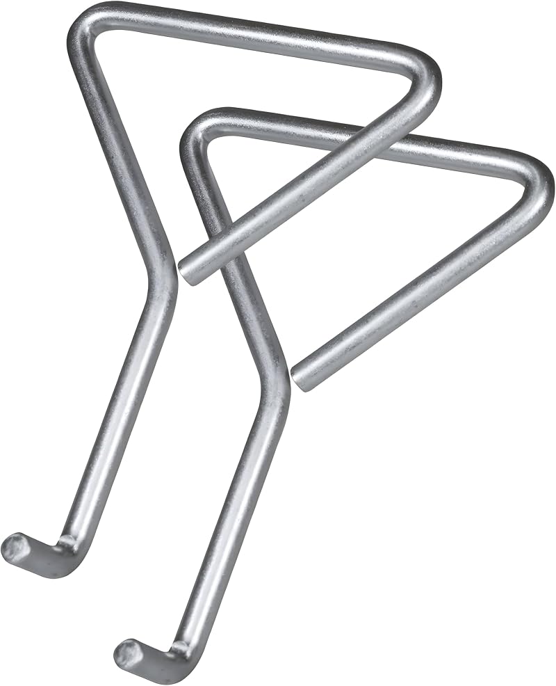 Faithfull Manhole Keys Pair Bent O Shape End 10mm 25mm Depth 200mm Zinc Plated