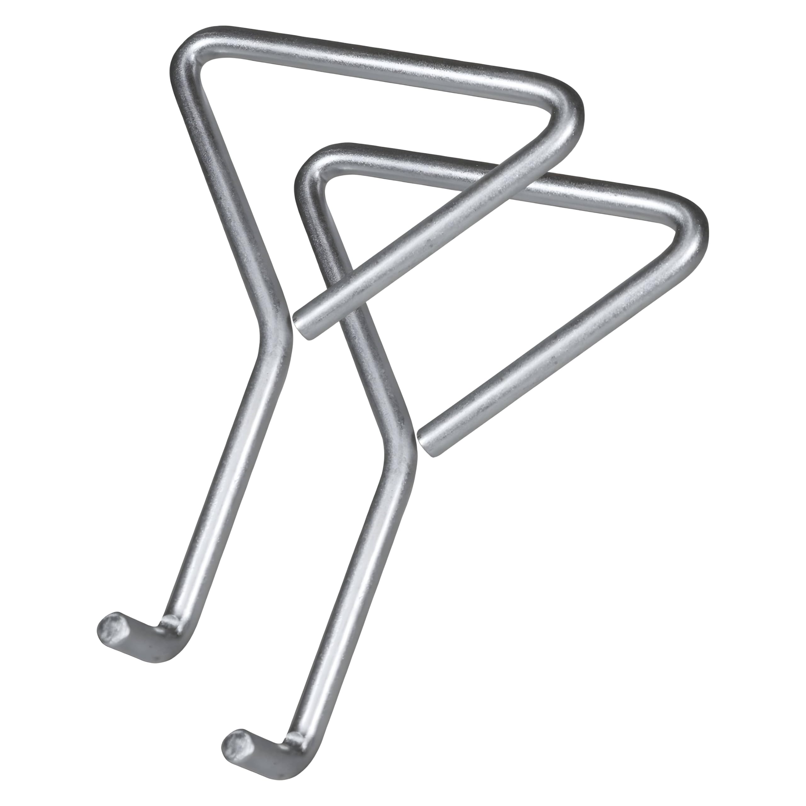 Faithfull Manhole Keys (Pair), Bent O Shape End (10mm Dia, 25mm Depth), Heavy-Duty Zinc Plated - 200mm