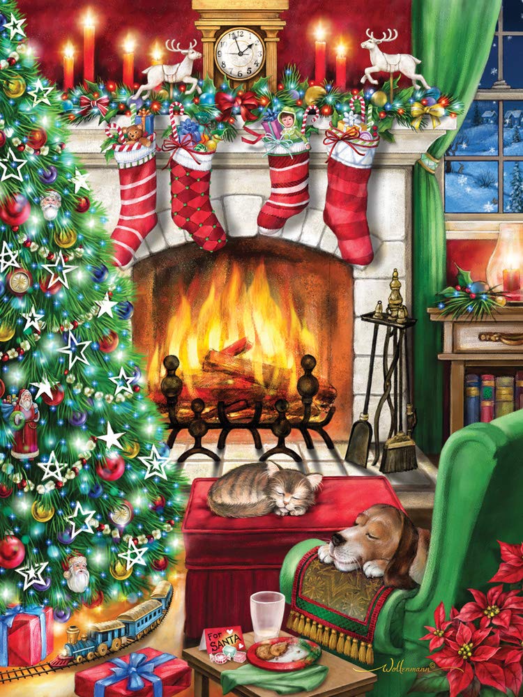 Cozy Christmas Jigsaw Puzzle 550 Piece Amazon.co.uk Toys & Games