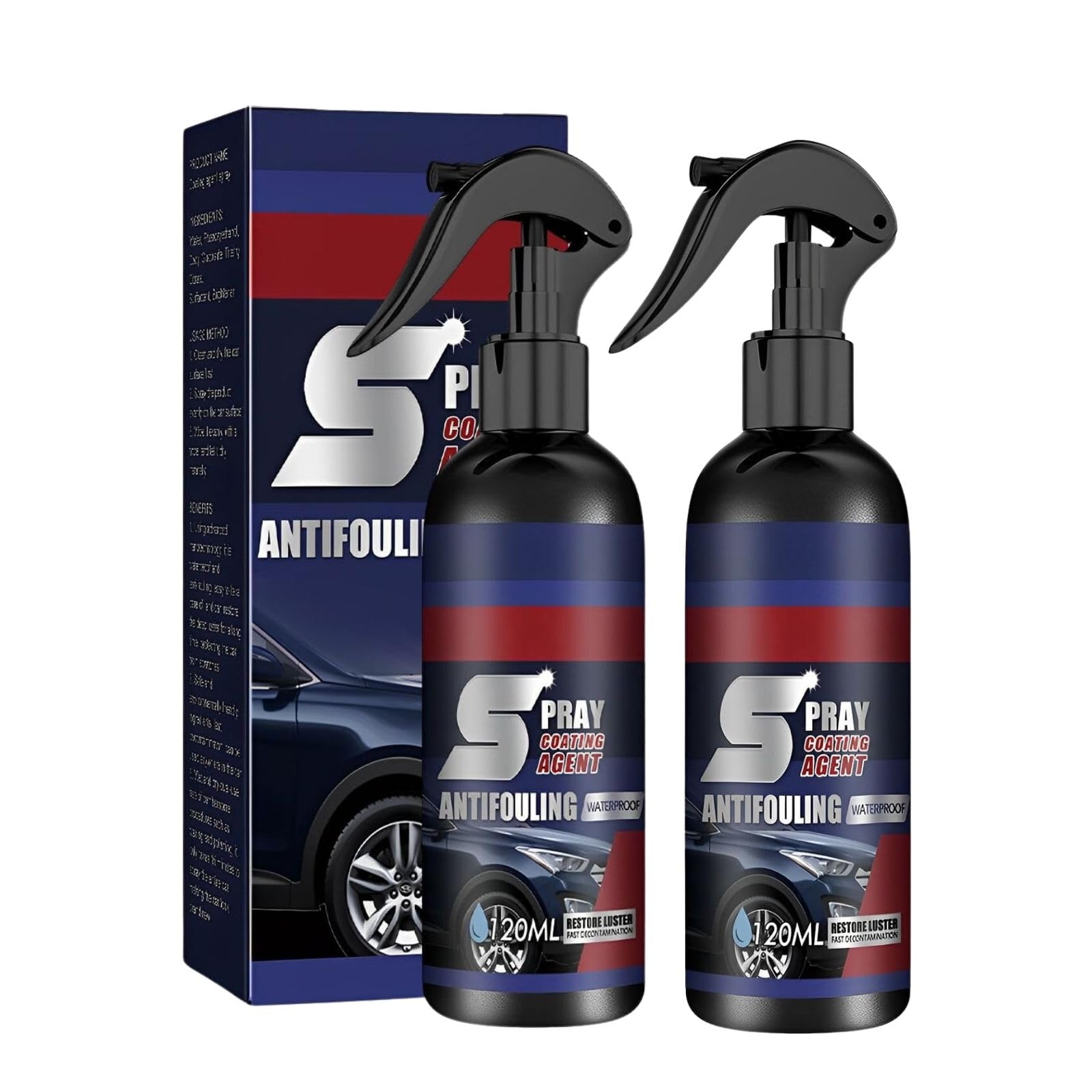 Photo 1 of 2Pcs Multi-Functional Car Coating Spray,3 in 1 Ceramic Polish and Hydrophobic,2025 Protection Quick Coating Spray,Waterless Car Wash,Nanotechnology