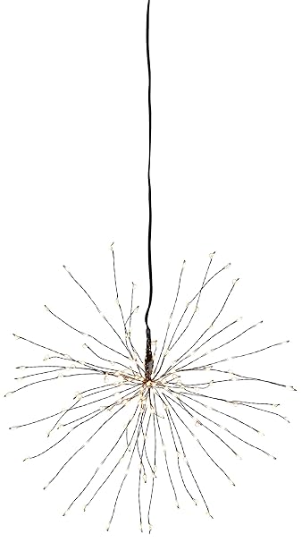 Star 3D-LED-Hängestern'Firework', schwarz Metall 26 x 26 x 26 cm