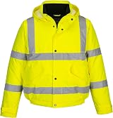Portwest S463 Hi-Vis Winter Bomber Jacket Waterproof EN342 40+ UPF XL view 1