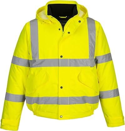 Portwest S463 Hi-Vis Winter Bomber Jacket Waterproof EN342 40+ UPF XL
