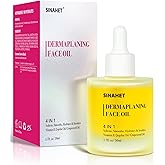 SINAHET Dermaplaning Oil, Natural Moisturizing Shave for Face & Body Hair, Skin Soothing oil made with essence of Jojoba, Vitamin E, Tea Tree, and Grape Seed (1.7fl. oz/50ml)