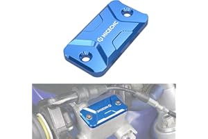 NICECNC Motorcycle Front Brake Fluid Reservoir Cover Compatible with Yamaha YZ85 2002-2023 YZ65 2018-2023 YZ125 2001-2007 YZ250 2001-2007,Billet Aluminum CNC-Machined,See Fitment