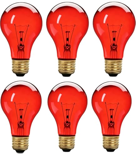 Xtricity A19 Incandescent Colored Light Bulb, Red (2 Pack) | 60W