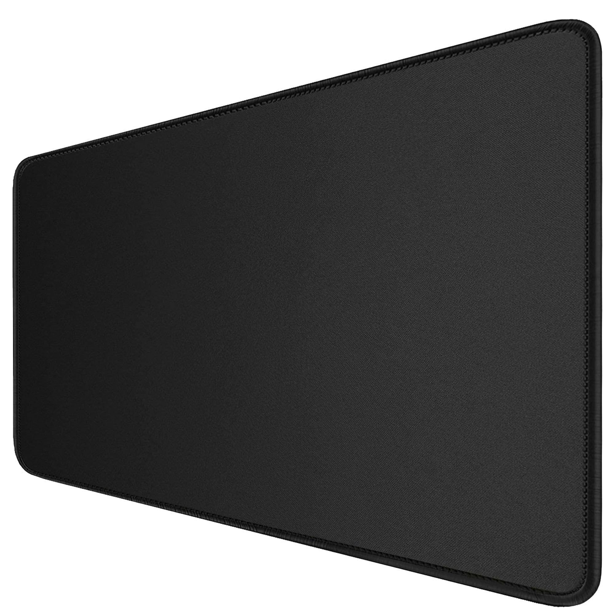 LL-COEUR Black Large Gaming Mouse Pad 55.1"x23.6"x0.12", Extended PC Laptop Keyboard Mat Oversized Office Desktop Protector Mat (1400x600x3mm)