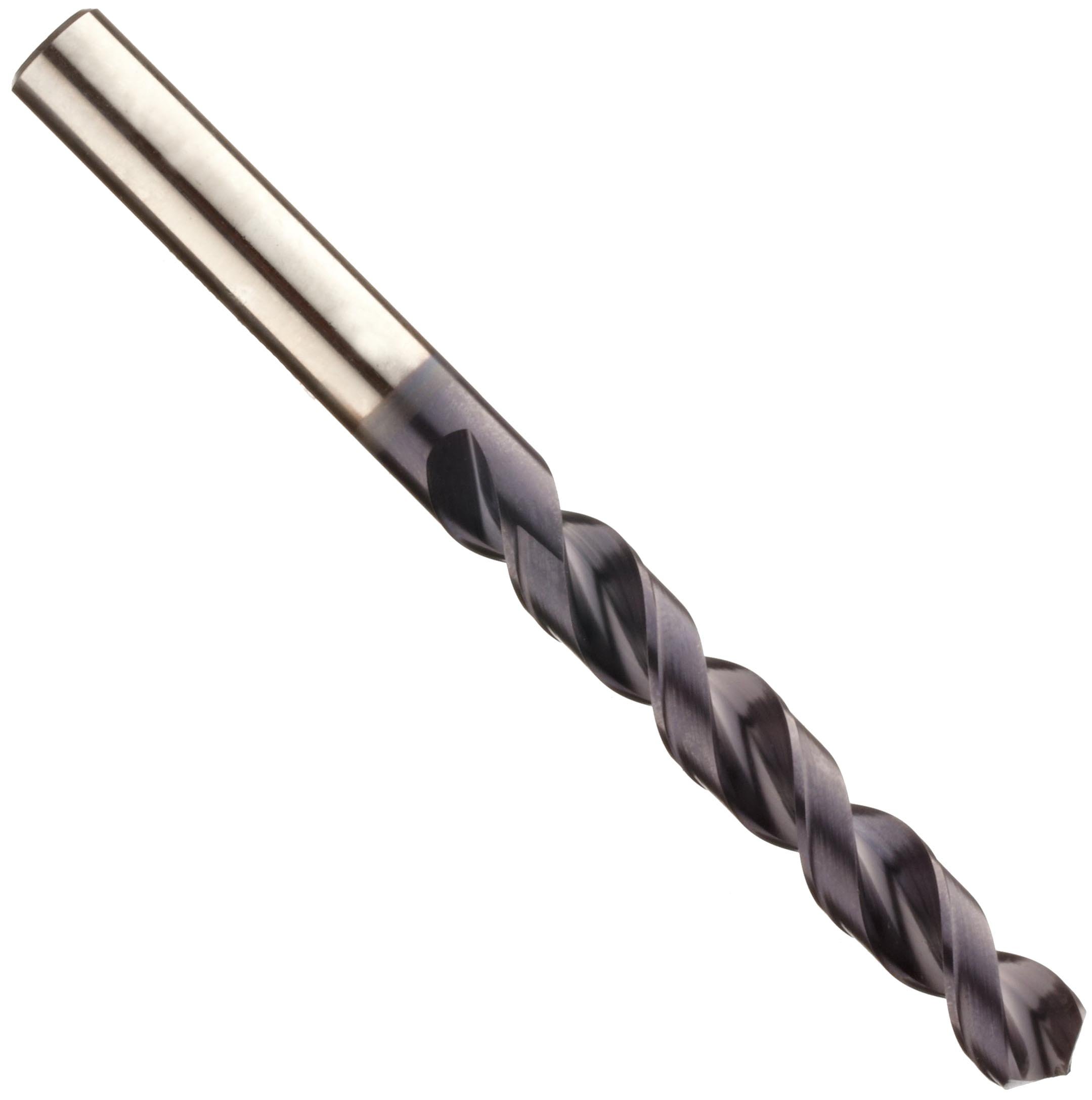 Dormer A553 HSS-E High Speed Cobalt Steel TiAlN-Top Coated ADX Coolant Feed Jobber Drill Bit with 130 Degree Thinned Point, Diameter 9.5 mm, Single Pack
