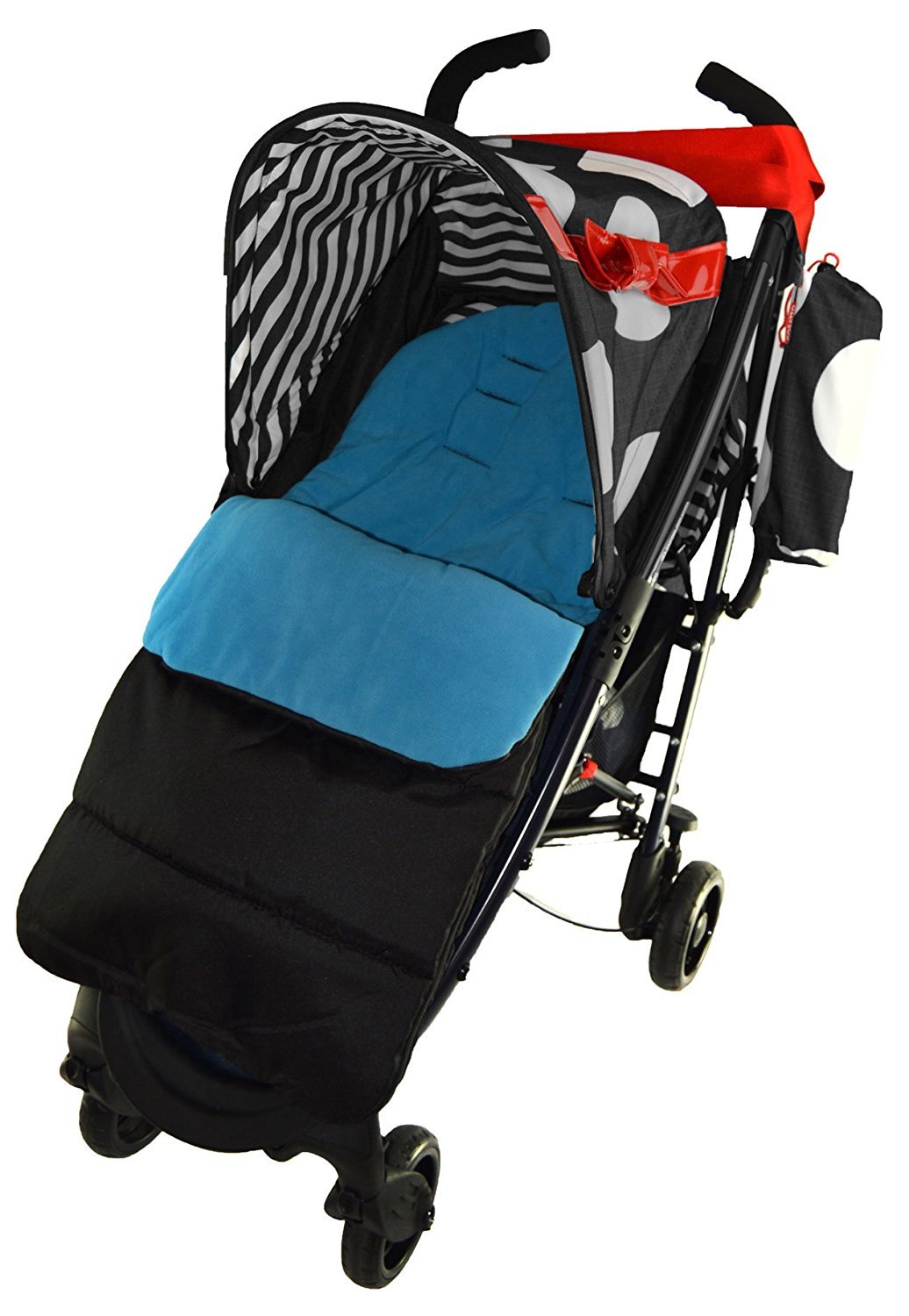 Footmuff/Cosy Toes Compatible with Maclaren Quest Sport Pushchair Ocean Blue