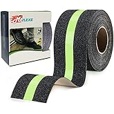 Anti Slip Grip Tape, Non-slip Traction Tapes with Glow in the Dark Reduce the Risk of Slipping for Indoor or Outdoor Stair Tread Step and Other Slippery Surfaces - Keeps You Safe, 2 Inch x 16.4 Foot