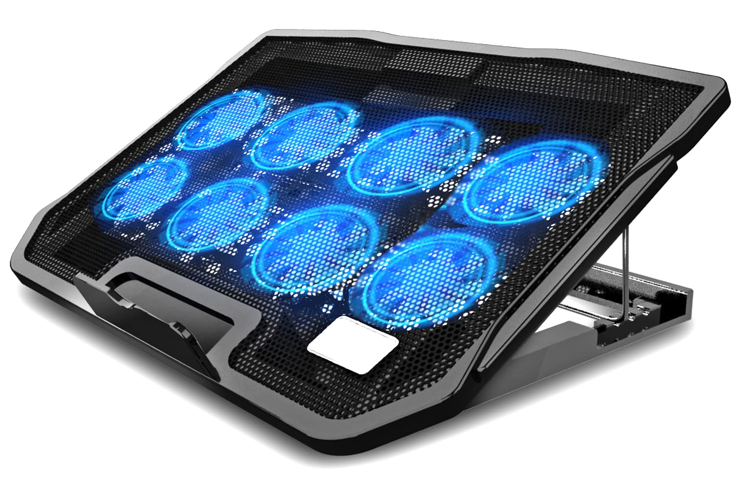 Aluminum Panel Laptop Cooling Pad, Gaming 6Fans