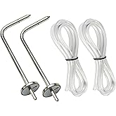 ZIBOO ASP2 Soft Tube,Static Pressure Probes with Compatible with Fieldpiece JL3KM2, SDMN5,SDMN6,ADMN2,HVAC Pitot Static Tube