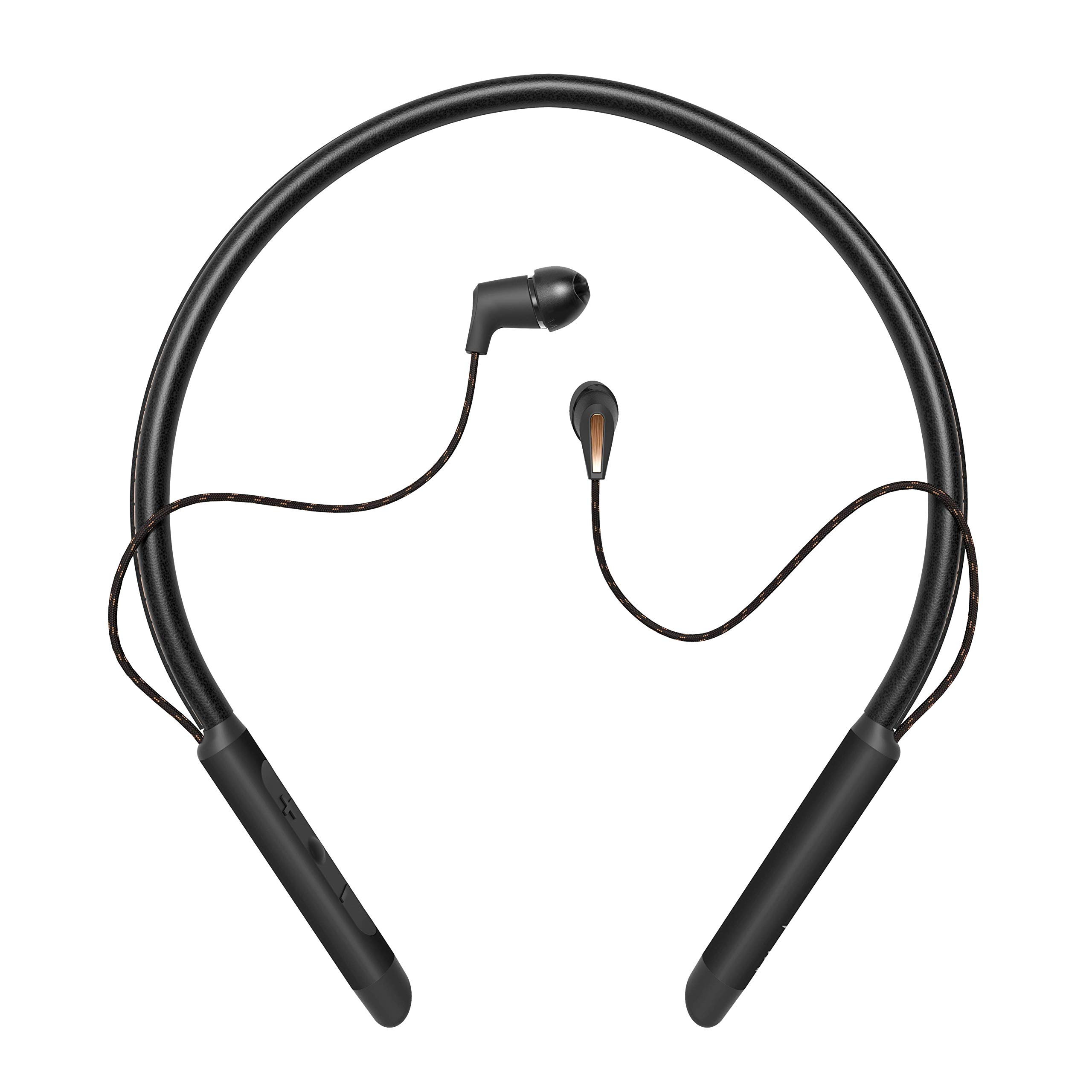 Photo 1 of Klipsch T5 Neckband Headphones (Black), 5.9 x 5.9 x 0.4 Inches