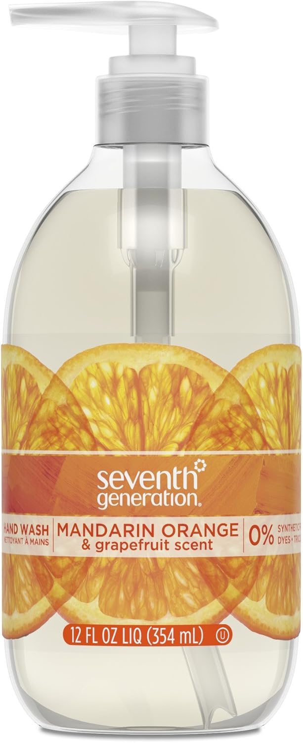 Seventh Generation Hand Wash, Mandarin Orange and Grapefruit, 354ml