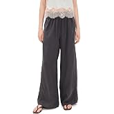 Free People Women's Days End Linen Pull On Pants