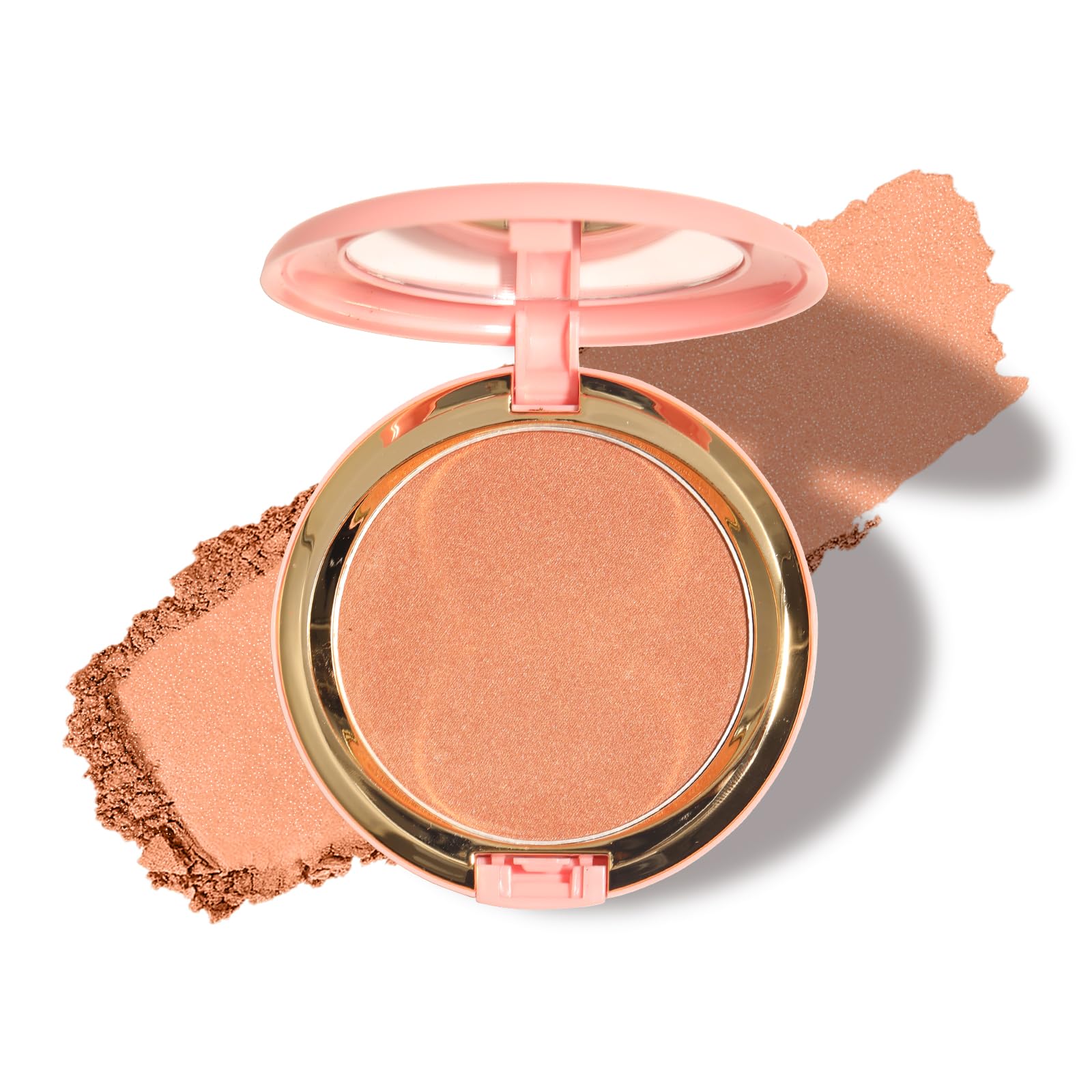 Bronzer Powder, Creamy & Highly Pigmented Formula, Long Wearing Bronzing Powder for a sun-kissed complexion, Vegan & cruelty-free(Sunkissed Bronzer)