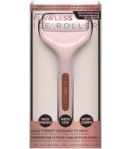 Finishing Touch Flawless Contour Vibrating Face Roller & Face Massager, At  Home Facial Skin Care Tool, Rose Quartz : Amazon.ca: Health & Personal Care