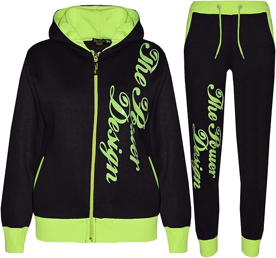 green kids tracksuit