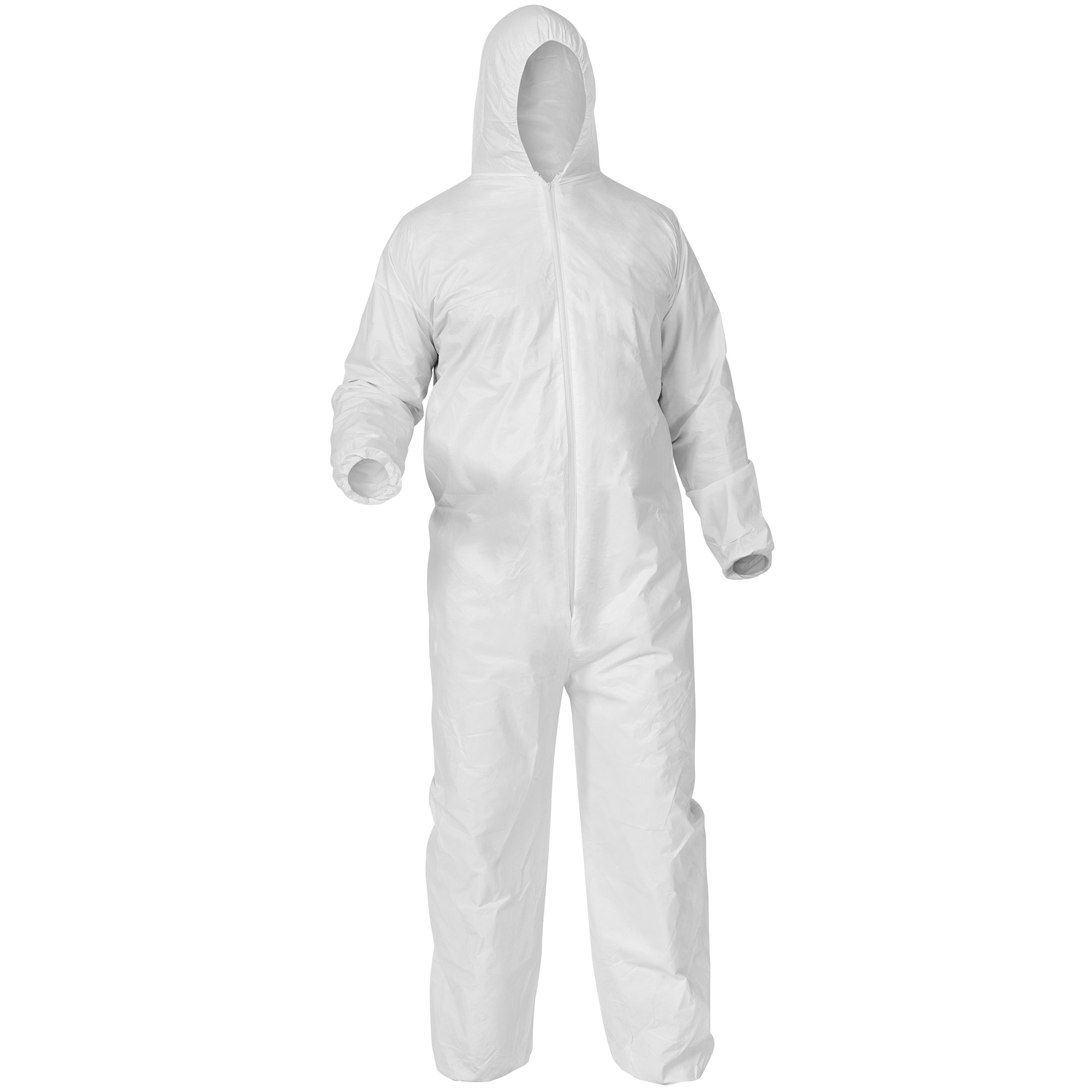 KLEENGUARDA35 Disposable Coveralls (38941), Liquid and Particle Protection, Hooded