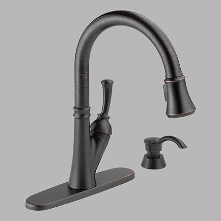 Delta 19949 Rbsd Dst Savile Single Handle Pull Down Kitchen Faucet