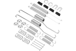 C-TZU Rear Drum Brake Shoe Hardware Kit Fit for Chevy Silverado 1500 2008-2013 GMC Sierra 1500 2008-2015, 18K2089 H7365 1406-291243