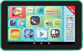 Lexitab 7 Tablette Tactile Enfant Contenu éducatif Et Ludique Contrôle Parental Android Wi Fi Bluetooth Google Play Youtube Ref Mfc147