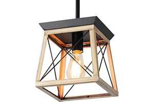 XIPUDA Kitchen Island Lighting, Rustic Dining Room Light Fixture, Farmhouse Pendant Lights, Farm House Chandeliers for American Country