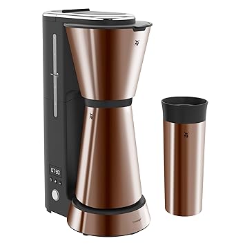WMF Küchenminis Aroma Kaffeemaschine, mit Thermoskanne, Filterkaffee, 5 Tassen, Thermobecher to go (350ml), 870 Watt, 24 Stun