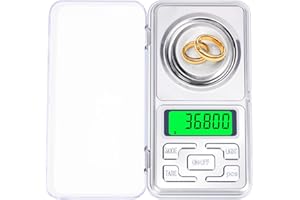 GRAM PRES Digital Milligram Scale 50/0.001 Gram Accuracy,Small Jewellery Coin Powder Pocket Scale Digital Gram and Oz,Digital
