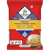 24 Mantra Organic Whole Wheat Atta 1 kg / 2.2lb
