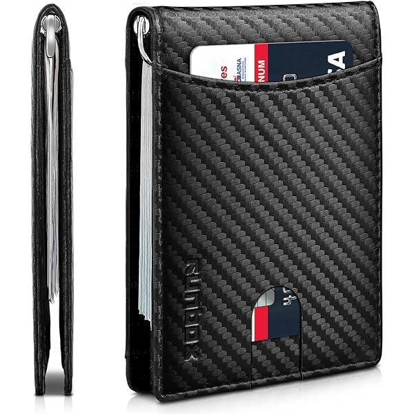 Amazon.com: Zitahli Slim Wallet for Men with Money Clip