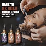 Viking Revolution Beard Oil 3 Pieces Sandalwood Pine Sage 100% Natural view 2