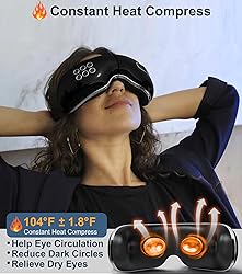 BOQUBOO Eye Massager with Heat and Cooling for