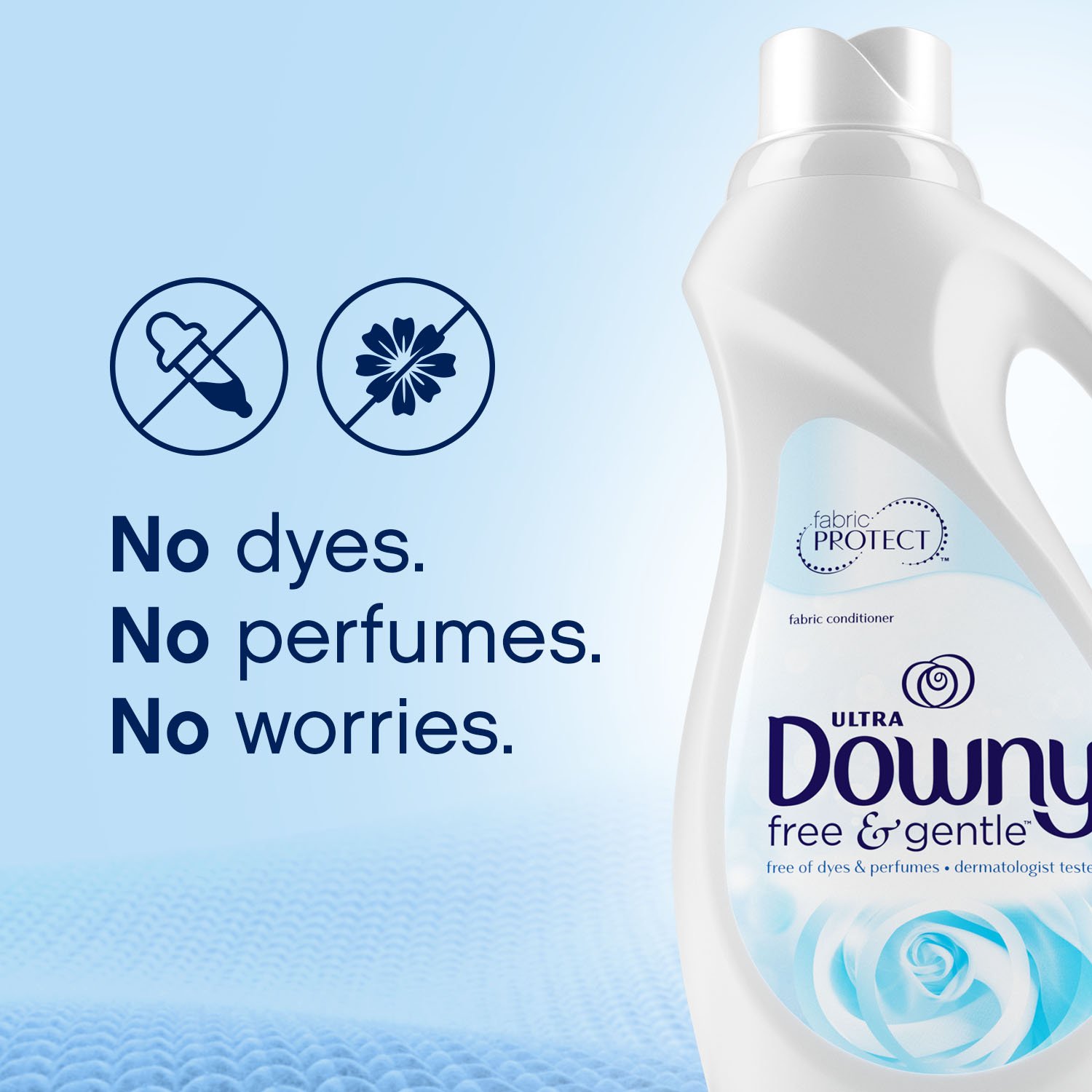 Downy Ultra Free & Gentle Liquid Fabric Conditioner (Fabric Softener), 120 Loads, 103 fl oz (Packaging May Vary): Prime Pantry