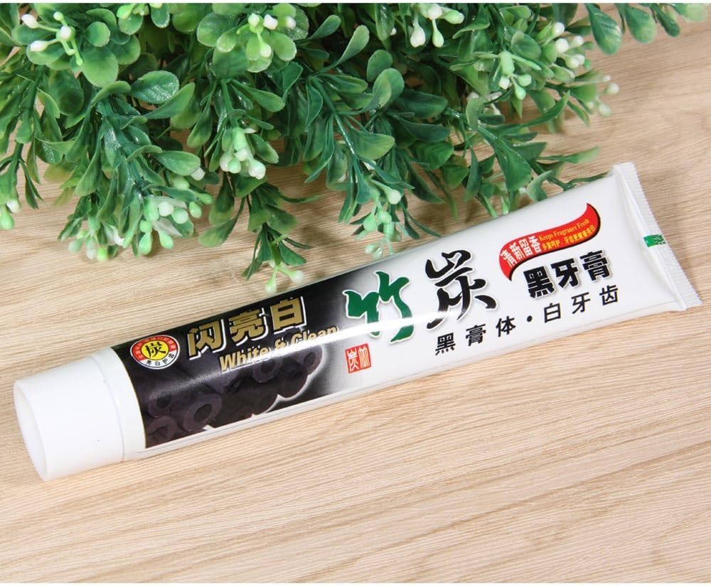 Bamboo Charcoal Toothpaste Whitening Formula Dental Expert Fresh Breath Whitener Natural Effect 100g, 100 g (Pack of 1)