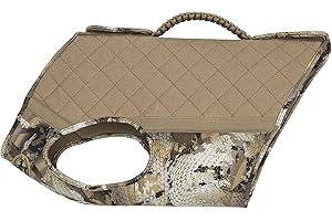 RIG EM RIGHT Rig'Em Right Waterfowl Bloodline Elite Dog Vest for Duck Hunting with Ultra Comfortable 3mm Neoprene 3-Layer Construction, Flotation Foam, Heavy-Duty Canvas, and More (Optifade Marsh, XL)