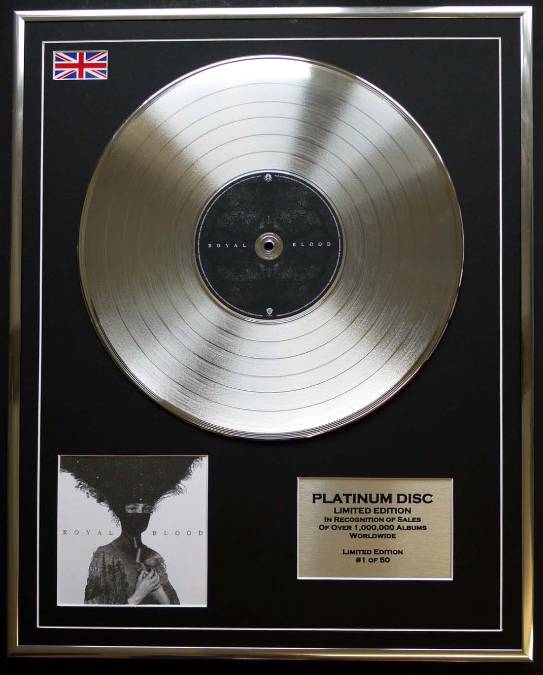 ROYAL BLOOD/LTD EDITION CD PLATINUM DISC/ROYAL BLOOD