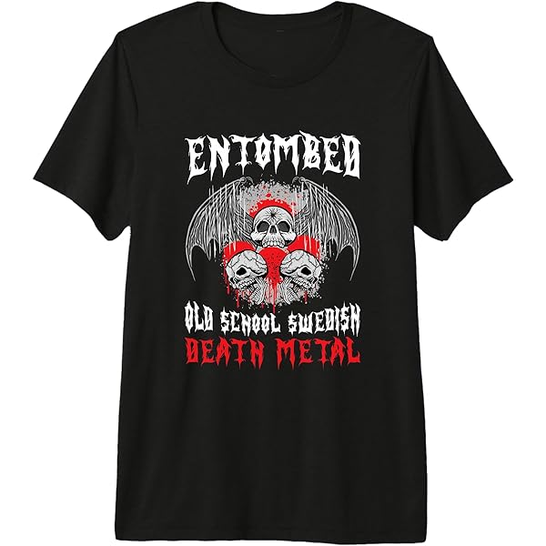 Amazon.com: Entombed Old School Swedish Death-Metal Music T-Shirt