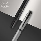 Parker IM Rollerball Pen Matte Black with Black Trim Fine Point Gift Box view 4