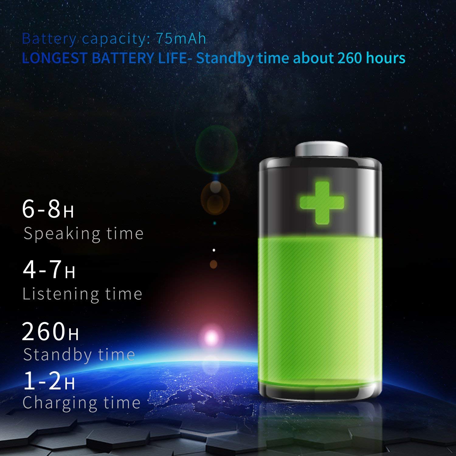 Sepoveda Bluetooth Headphones Wireless Earbuds with Mic| Sweat Proof Headphones, Noise Cancelling Tech, Crisp Sounds, HD Stereo Bass & Secure Fit