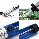 Dolaso Desoldering Pump Blue Solder Sucker Metal Housing Teflon Tip Electronic view 3